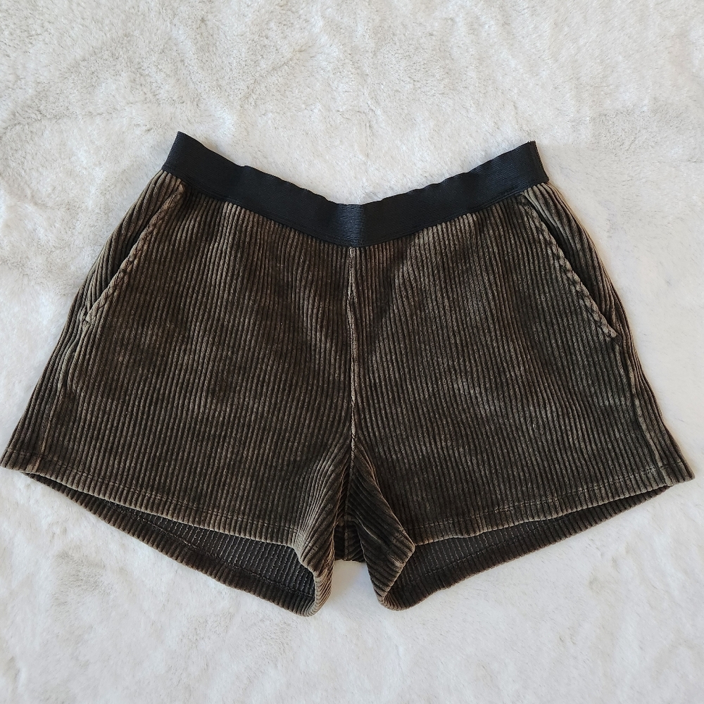 Alexander Wang Corduroy green Shorts